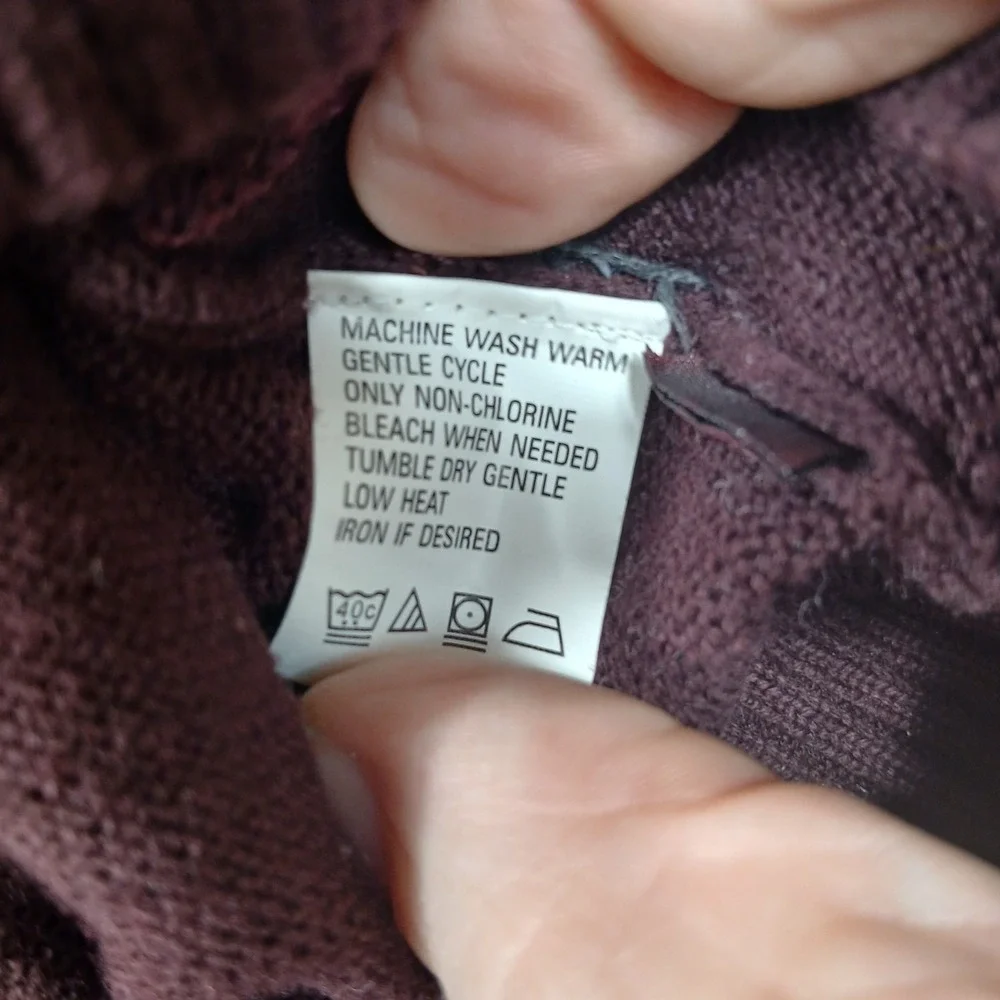 Izod Men's 100% Cotton Size XL Red Geometric Pullover‎ Sweater
